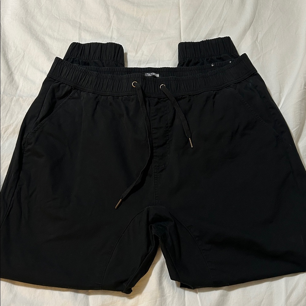 Men's Black Joggers